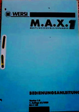 Wersi bedienungsanleitung max gebraucht kaufen  Deutschland