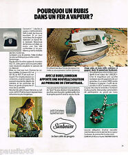 1976 advertising advertisement d'occasion  Expédié en Belgium