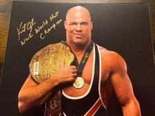 Signed kurt angle for sale  Denver