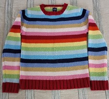 Suéter listrado multicolorido GAP Kids gola redonda mistura de acrílico/lã tamanho GRANDE/10 comprar usado Suéter listrado multicolorido GAP Kids gola redonda mistura de acrílico/lã tamanho GRANDE/10 comprar usado  Enviando para Brazil