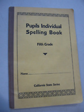 PUPILS INDIVIDUAL SPELLING BOOK 5th Grade California State Series 1935, usado comprar usado  Enviando para Brazil