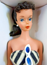 WOW Vintage #4 RABO DE CAVALO MORENA BARBIE TM Org Maquiagem SEM GRN Rep CAIXA SS Std BIN! comprar usado  Enviando para Brazil