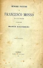 Memorie postume. pubblicate usato  Italia