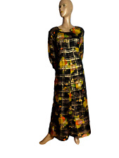 Brokat maxikleid ballonärmel gebraucht kaufen  Wiesbaden