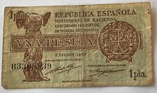 Banconota una peseta usato  Italia