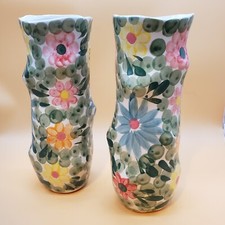Watercolor florals ceramic for sale  Drexel Hill