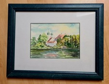 Aquarell bild landschaft gebraucht kaufen  Nürnberg