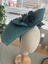 Teal coloured fascinator for sale  PONTEFRACT