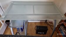 Glass computer desk for sale  CAMBERLEY