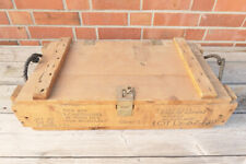 Ammunition wooden box gebraucht kaufen  Embsen