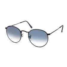 Usado, OCCHIALI DA SOLE SUNGLASSES RAY-BAN 3447 ROUND 006/3F 50 MATTE BLACK BLUE LENSES comprar usado  Enviando para Brazil