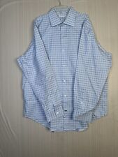 Camisa social masculina XL Banana Republic azul xadrez sem ferro elegante e confortável comprar usado  Enviando para Brazil