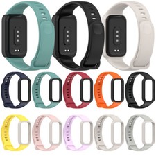 Pulseira de relógio de silicone + moldura de relógio para Xiaomi Band9 pulseira ativa/redmi 3 comprar usado  Enviando para Brazil