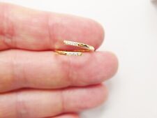 Usado, ANEL FEMININO BYPASS OURO AMARELO SÓLIDO REAL 10K comprar usado  Enviando para Brazil