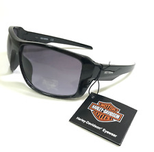 Óculos de sol Harley-Davidson HD0144V 01B preto armação grande com lentes roxas, usado comprar usado  Enviando para Brazil