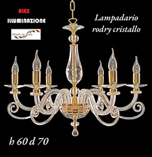 Lampadario cristallo luci usato  Andria