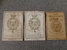 Etiquettes vin château d'occasion  Lyon IX