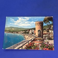Alassio panorama cartolina usato  Bari