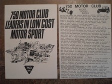 750 motor club for sale  BENFLEET