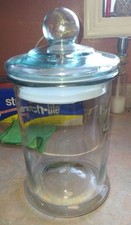 Large glass apothecary for sale  Sacramento