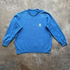 Blue wool jumper for sale  UK