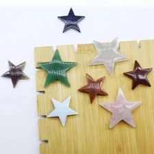 Enfeites de amuleto de equilíbrio chakra pedra preocupação palma estrelas cristal cura desejada, usado comprar usado  Enviando para Brazil