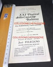 Xxi festival sanremo usato  Palermo