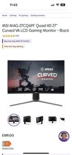 Msi mag 27cq6pf for sale  BOURNE
