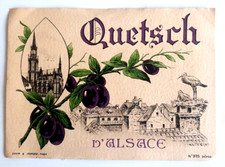 Etiquette quetsch alsace d'occasion  Metz-