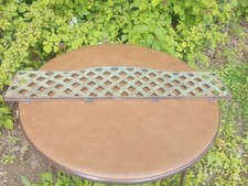 Usado, Banco de ferro fundido vintage decorativo treliça painel traseiro 45 x 12 frete grátis  comprar usado  Enviando para Brazil