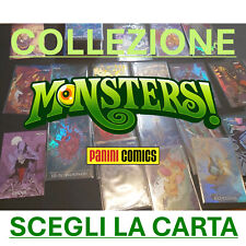 Carte monsters panini for sale  Shipping to Ireland