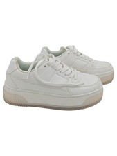 Używany, ZARA Damskie Sneakersy Low Plateau Sznurowane Białe rozm. 38 Skóra syntetyczna Rekreacja na sprzedaż  Wysyłka do Poland