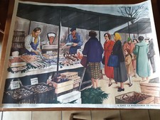 Ancienne affiche scolaire d'occasion  Dangu