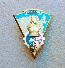 Insigne 34e régiment d'occasion  Perpignan-