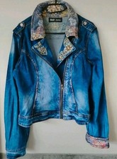 Jeansjacke reißverschluss blu gebraucht kaufen  Uffing
