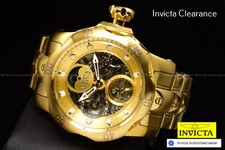 Relógio masculino INVICTA RESERVE VENOM 54mm DIA/NOITE mostrador esqueleto tom dourado 1000m, usado comprar usado  Enviando para Brazil