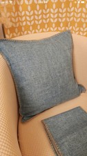 Grey cushion covers for sale  CAERPHILLY