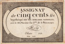 Billet assignat cents d'occasion  Amiens-