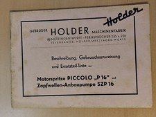 Holder piccolo p16 gebraucht kaufen  Spraitbach