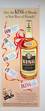 1951 Brown Forman KING Blended Whisky Vintage Anos 50 Impressão Anúncio Dar aos Melhores Amigos comprar usado  Enviando para Brazil
