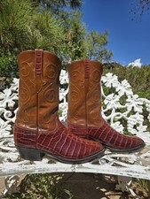 men cowboy boots alligator for sale  Albuquerque