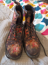 Martens floral boots for sale  SCARBOROUGH