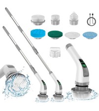 Escova de limpeza elétrica impermeável 9 em 1 esfregão giratório para banheiro cozinha comprar usado  Enviando para Brazil