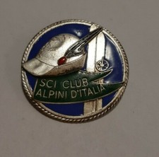 Distintivo smaltato sci usato  Savona