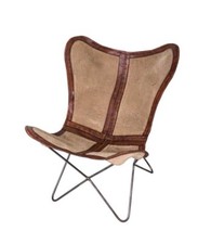 Fauteuil butterfly cuir d'occasion  Ruoms