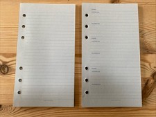 Smythson organiser inserts for sale Smythson organiser inserts for sale  CHESTERFIELD