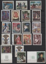 Lot 19 timbres d'occasion  Malestroit