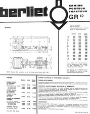 Berliet camion porteur d'occasion  Les Bordes