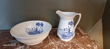 Antique blue white for sale  PENRHYNDEUDRAETH