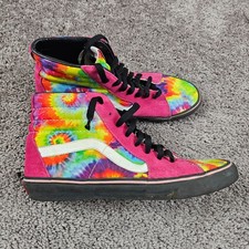 Sapatos de skate Vans SK8 cano alto masculino 10,5 feminino 12 rosa tingido com cadarço 721454 comprar usado  Enviando para Brazil